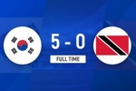 韩国5-0特立尼达和多巴哥 孙兴慜、曹圭成双响曹侑珉、裴峻浩伤退